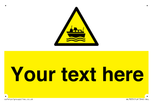Custom warning ferries crossing vessels